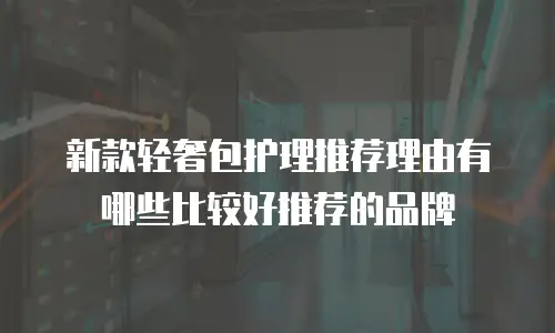 新款轻奢包护理推荐理由有哪些比较好推荐的品牌