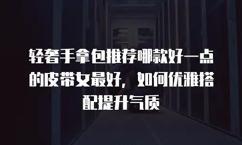 轻奢手拿包推荐哪款好一点的皮带女最好，如何优雅搭配提升气质