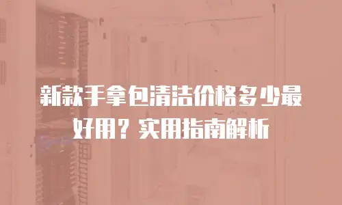 新款手拿包清洁价格多少最好用？实用指南解析