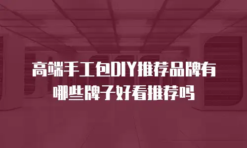 高端手工包DIY推荐品牌有哪些牌子好看推荐吗