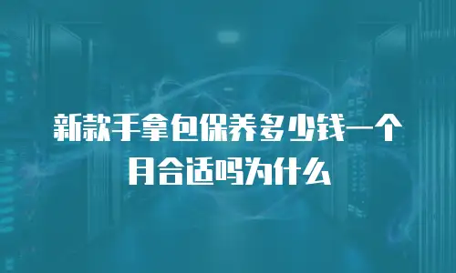 新款手拿包保养多少钱一个月合适吗为什么