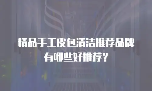 精品手工皮包清洁推荐品牌有哪些好推荐？