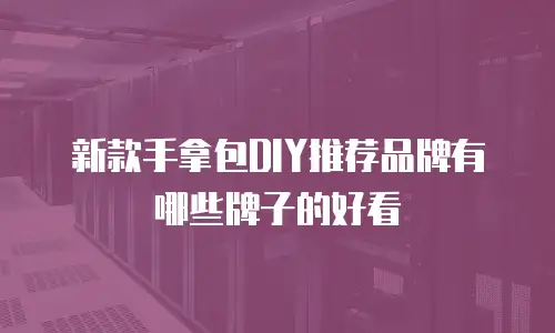 新款手拿包DIY推荐品牌有哪些牌子的好看