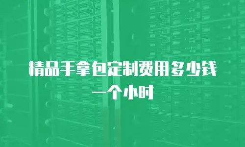 精品手拿包定制费用多少钱一个小时