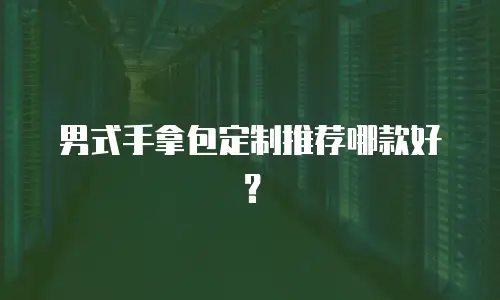 男式手拿包定制推荐哪款好？