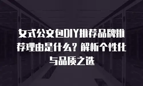 女式公文包DIY推荐品牌推荐理由是什么？解析个性化与品质之选