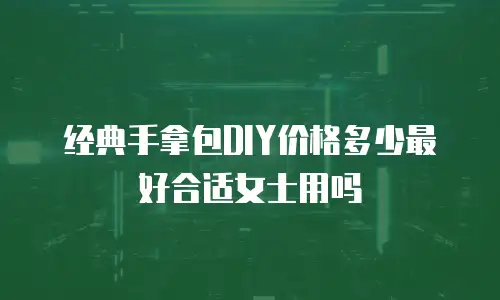 经典手拿包DIY价格多少最好合适女士用吗