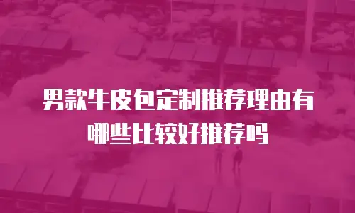 男款牛皮包定制推荐理由有哪些比较好推荐吗