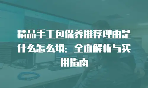 精品手工包保养推荐理由是什么怎么填：全面解析与实用指南