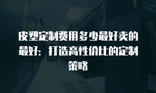 皮塑定制费用多少最好卖的最好：打造高性价比的定制策略