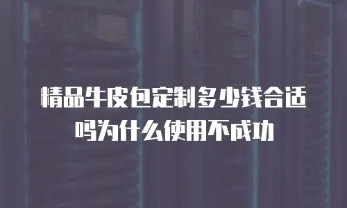 精品牛皮包定制多少钱合适吗为什么使用不成功