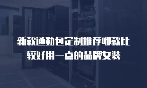 新款通勤包定制推荐哪款比较好用一点的品牌女装