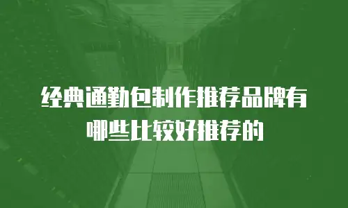 经典通勤包制作推荐品牌有哪些比较好推荐的
