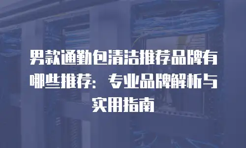 男款通勤包清洁推荐品牌有哪些推荐：专业品牌解析与实用指南