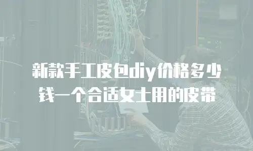 新款手工皮包diy价格多少钱一个合适女士用的皮带