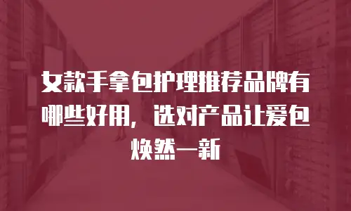 女款手拿包护理推荐品牌有哪些好用，选对产品让爱包焕然一新