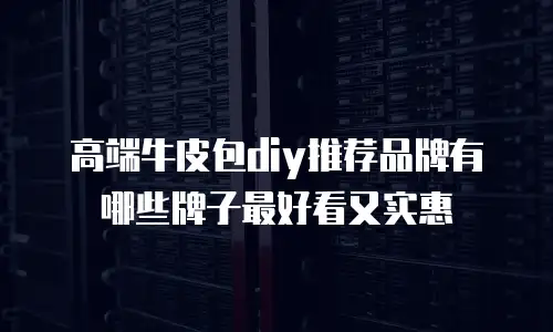 高端牛皮包diy推荐品牌有哪些牌子最好看又实惠