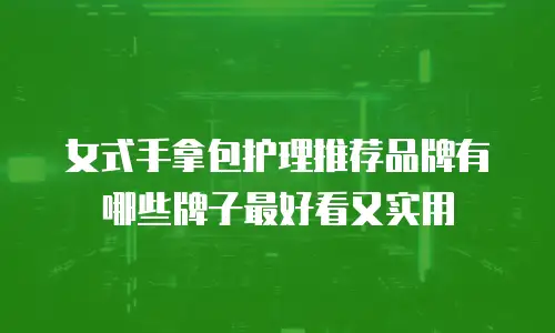 女式手拿包护理推荐品牌有哪些牌子最好看又实用