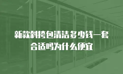 新款斜挎包清洁多少钱一套合适吗为什么便宜