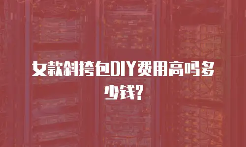 女款斜挎包DIY费用高吗多少钱?