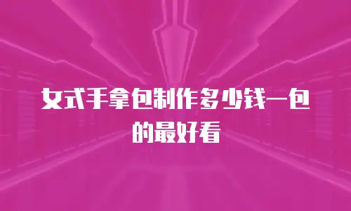 女式手拿包制作多少钱一包的最好看