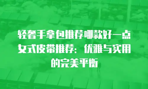 轻奢手拿包推荐哪款好一点女式皮带推荐：优雅与实用的完美平衡
