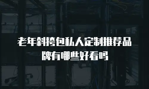 老年斜挎包私人定制推荐品牌有哪些好看吗