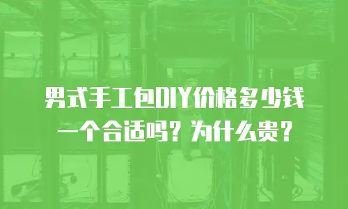 男式手工包DIY价格多少钱一个合适吗？为什么贵？