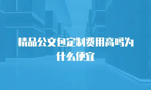 精品公文包定制费用高吗为什么便宜