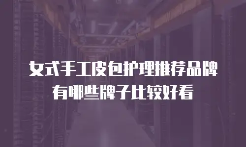 女式手工皮包护理推荐品牌有哪些牌子比较好看