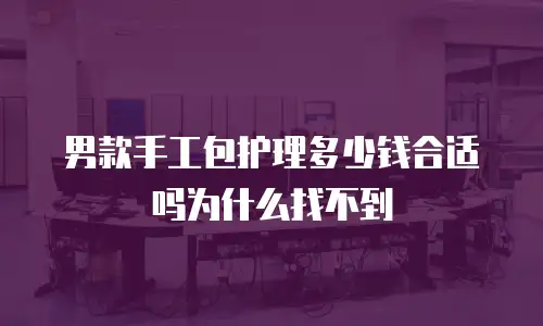 男款手工包护理多少钱合适吗为什么找不到
