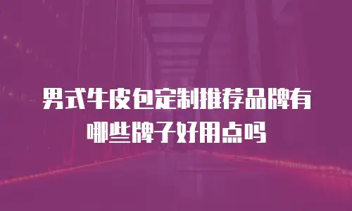 男式牛皮包定制推荐品牌有哪些牌子好用点吗