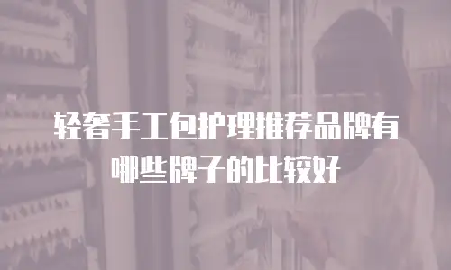 轻奢手工包护理推荐品牌有哪些牌子的比较好
