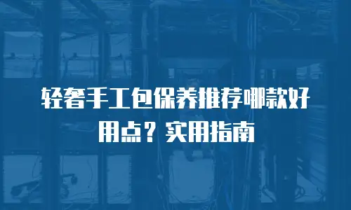 轻奢手工包保养推荐哪款好用点？实用指南