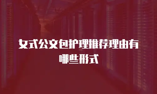 女式公文包护理推荐理由有哪些形式