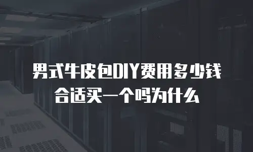 男式牛皮包DIY费用多少钱合适买一个吗为什么