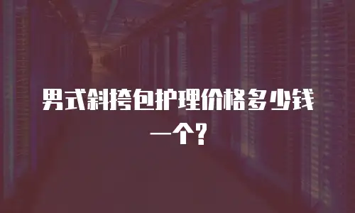 男式斜挎包护理价格多少钱一个?