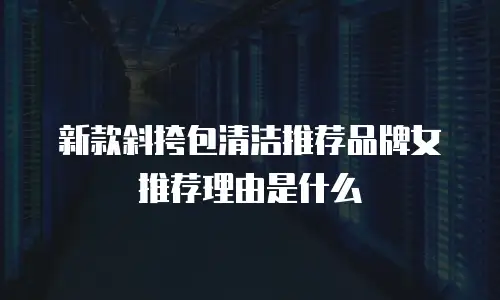 新款斜挎包清洁推荐品牌女推荐理由是什么