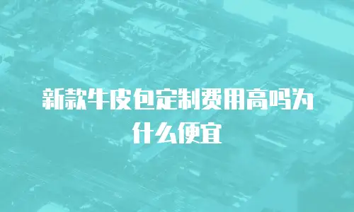 新款牛皮包定制费用高吗为什么便宜