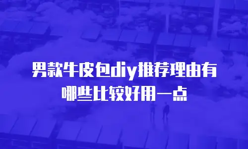 男款牛皮包diy推荐理由有哪些比较好用一点