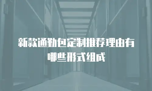 新款通勤包定制推荐理由有哪些形式组成