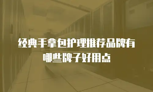 经典手拿包护理推荐品牌有哪些牌子好用点
