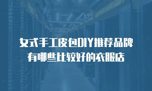 女式手工皮包DIY推荐品牌有哪些比较好的衣服店