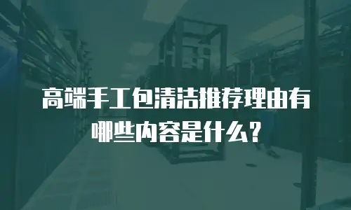 高端手工包清洁推荐理由有哪些内容是什么？