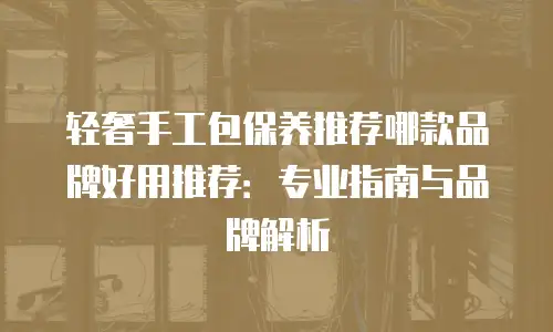 轻奢手工包保养推荐哪款品牌好用推荐：专业指南与品牌解析