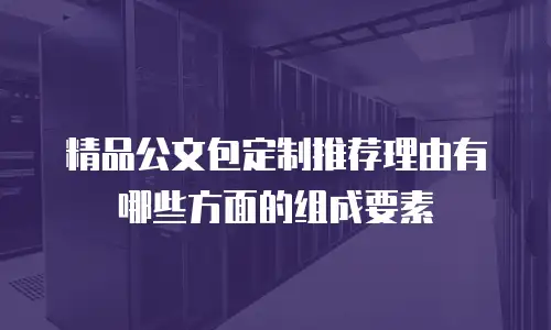 精品公文包定制推荐理由有哪些方面的组成要素