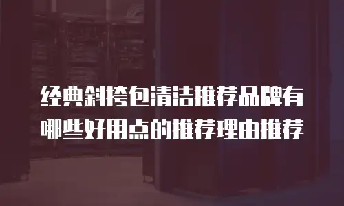 经典斜挎包清洁推荐品牌有哪些好用点的推荐理由推荐