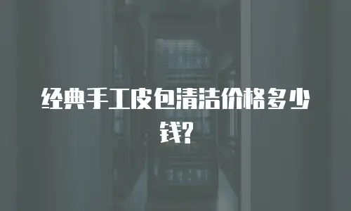经典手工皮包清洁价格多少钱?
