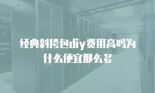 经典斜挎包diy费用高吗为什么便宜那么多