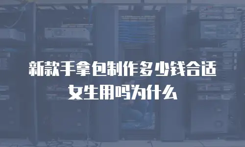 新款手拿包制作多少钱合适女生用吗为什么